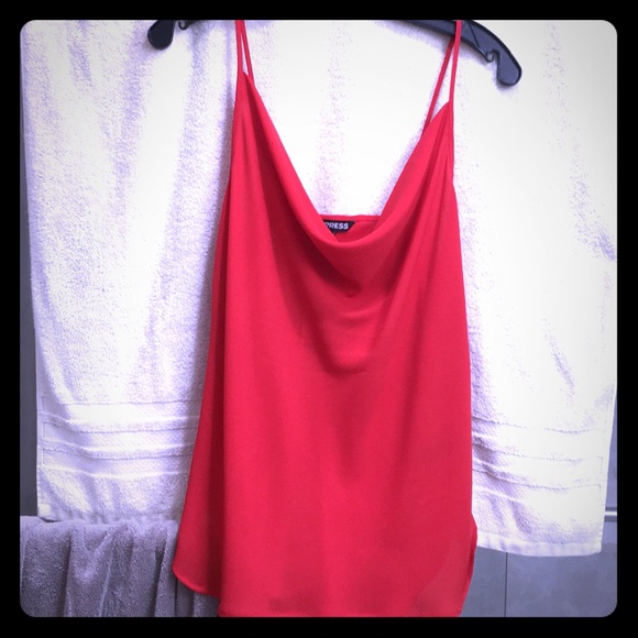 Express Tops - 💕Red Express Drop Tank NWT